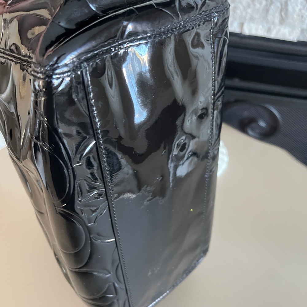 Vintage Coach Leah Patent Leather Tote - Picture 13 of 14